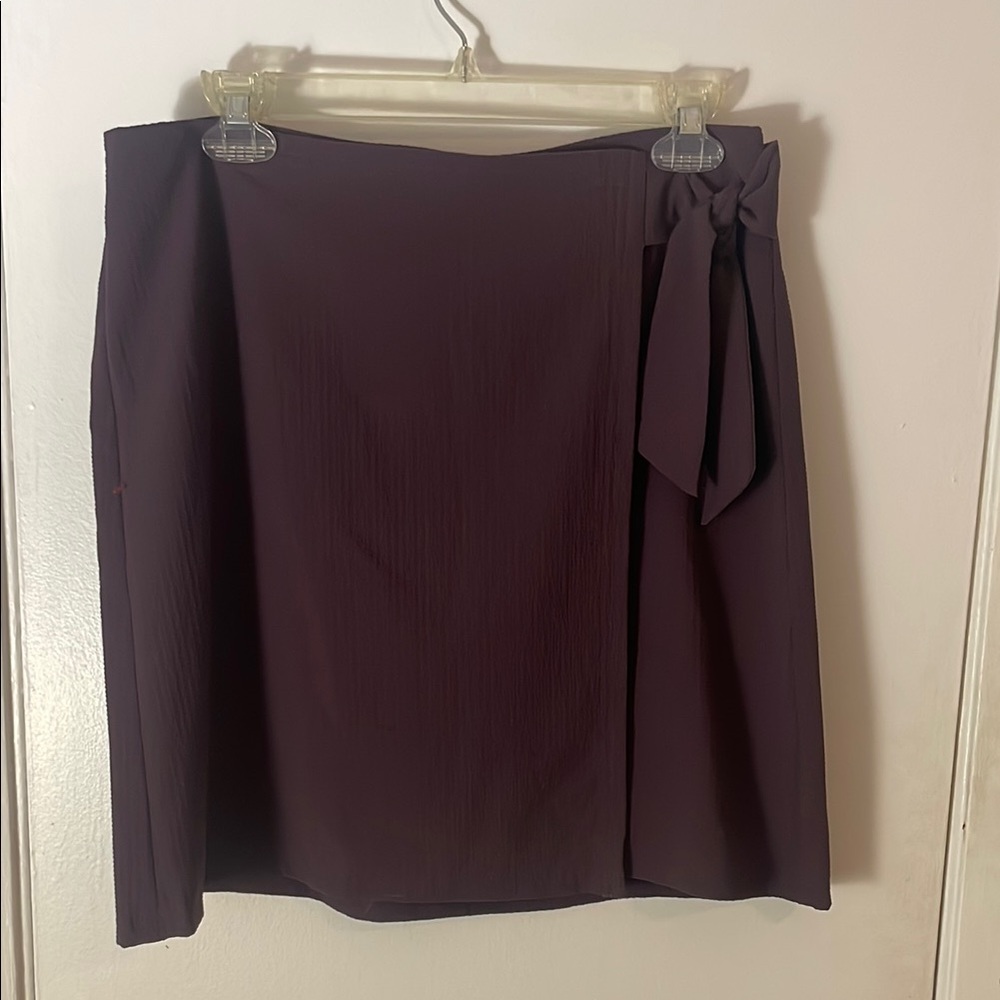 LOFT Deep Purple Pencil Skirt